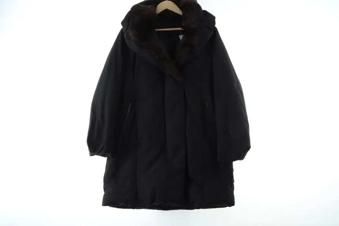 W(M) 더아이잗 패딩 점퍼자켓 털 따뜻 롱 블랙-16465 상품이미지2