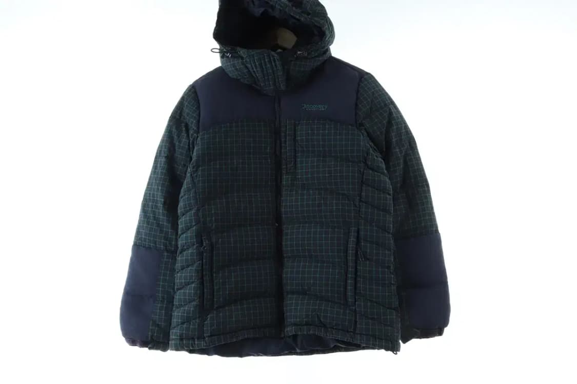 W(S-M) 디스커버리 패딩 점퍼자켓 체크 덕다운 올드스쿨-16467 상품이미지2
