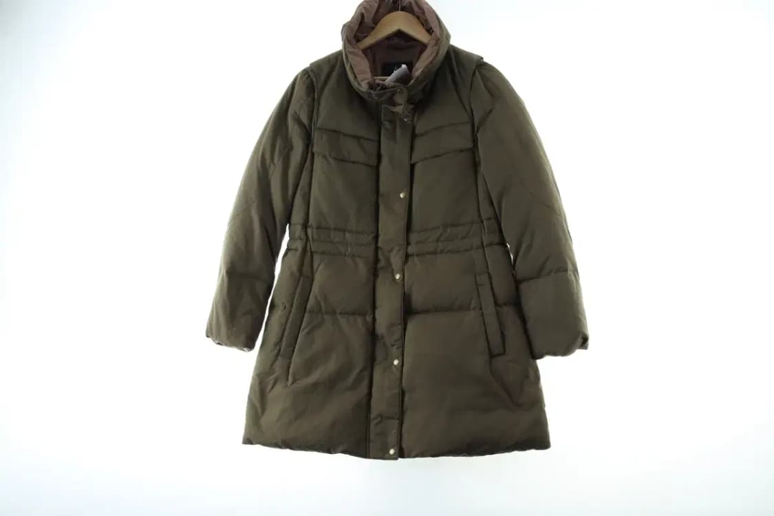W(M) 헤지스 패딩 점퍼자켓 카키 덕다운 롱-16469 상품이미지2