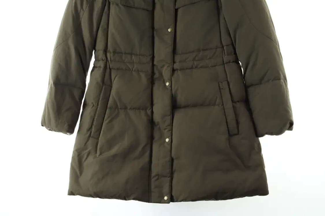 W(M) 헤지스 패딩 점퍼자켓 카키 덕다운 롱-16469 상품이미지3
