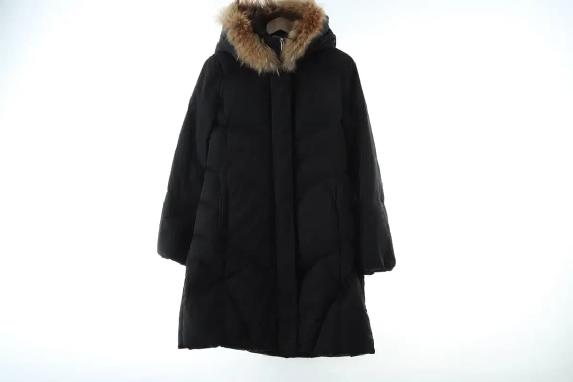 W(S) 지고트 패딩 점퍼자켓 롱 블랙 덕다운-1646A 상품이미지2