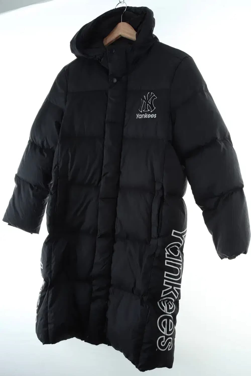 (F) MLB 엠엘비 패딩 점퍼자켓 블랙 롱 뉴욕양키즈 아동-1646E 상품이미지1