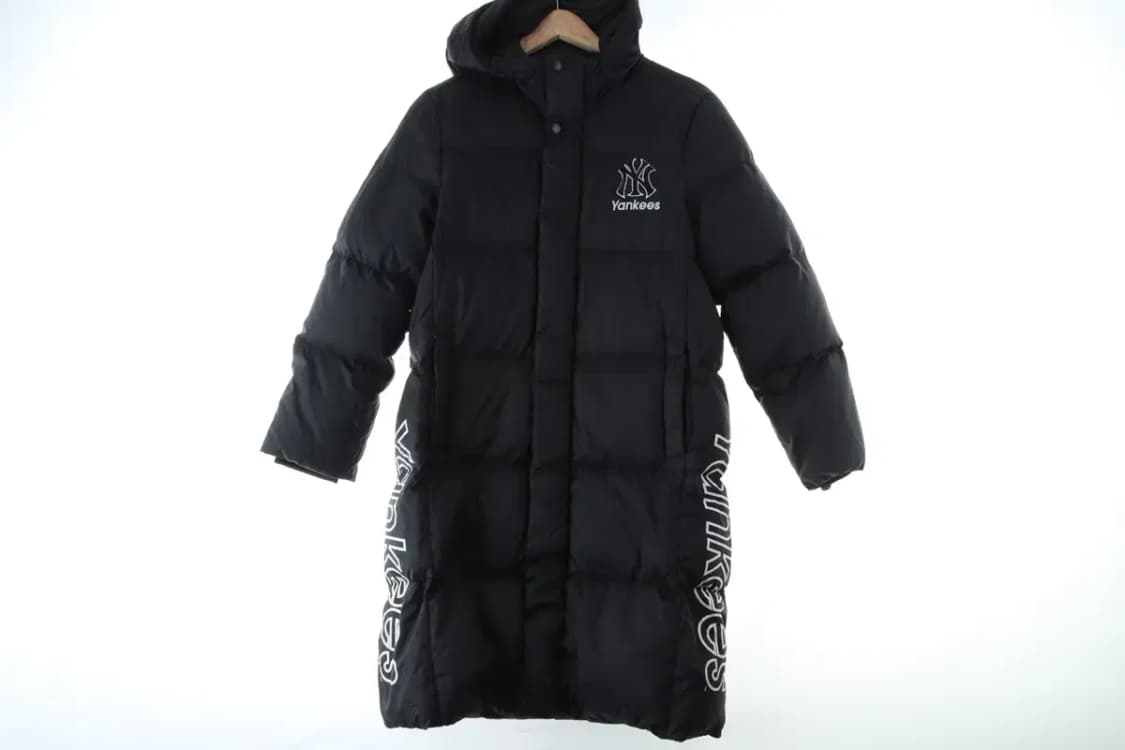(F) MLB 엠엘비 패딩 점퍼자켓 블랙 롱 뉴욕양키즈 아동-1646E 상품이미지2