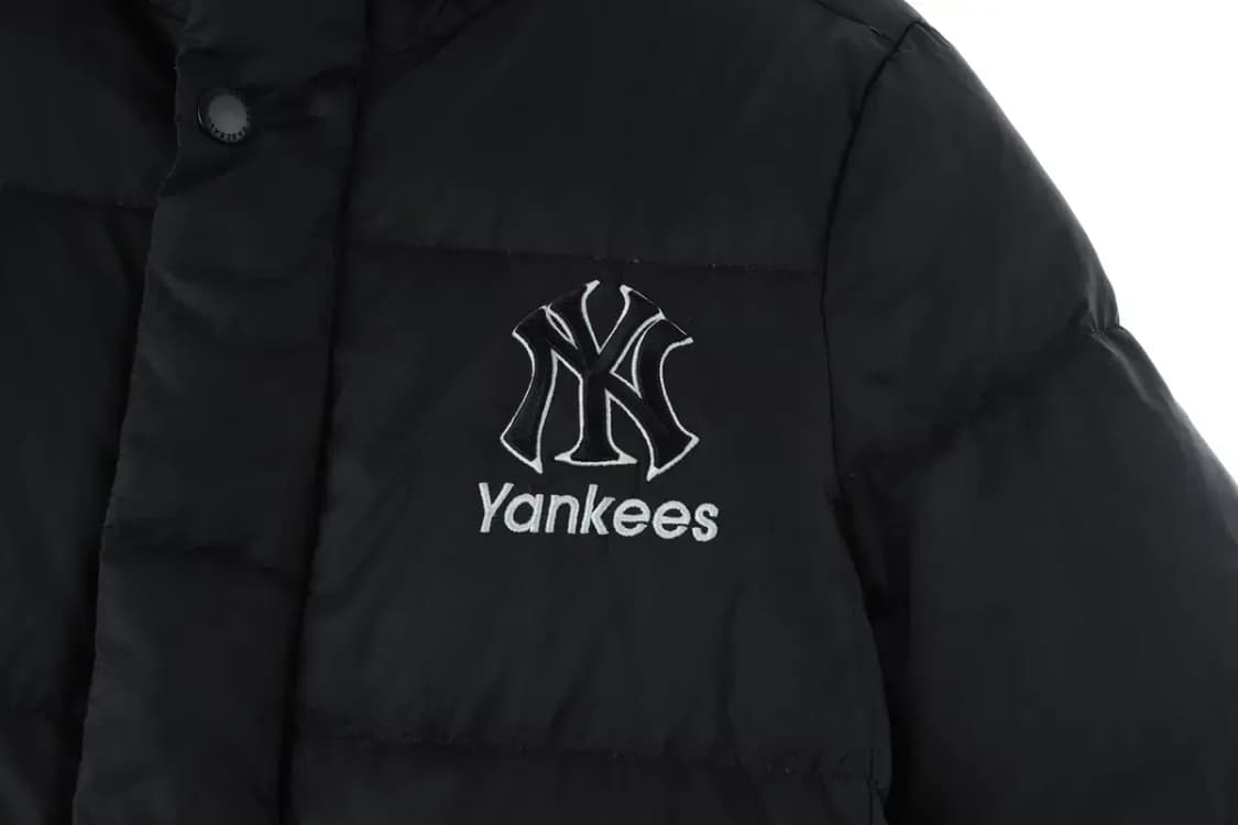 (F) MLB 엠엘비 패딩 점퍼자켓 블랙 롱 뉴욕양키즈 아동-1646E 상품이미지7
