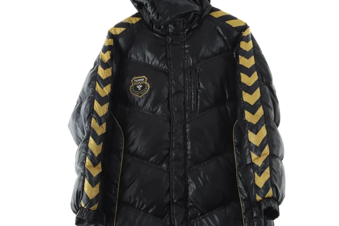 (M) 험멜 패딩 점퍼자켓 롱 금장 유광 덕다운-1646F 상품이미지3