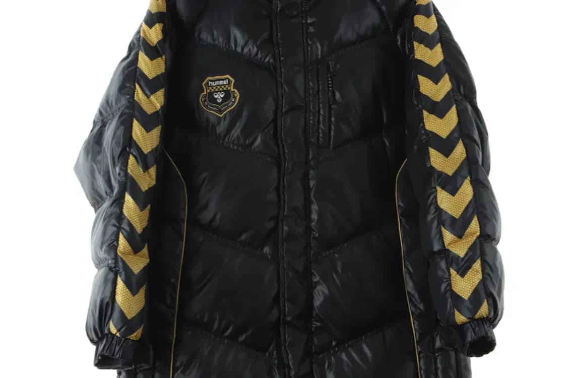 (M) 험멜 패딩 점퍼자켓 롱 금장 유광 덕다운-1646F 상품이미지5