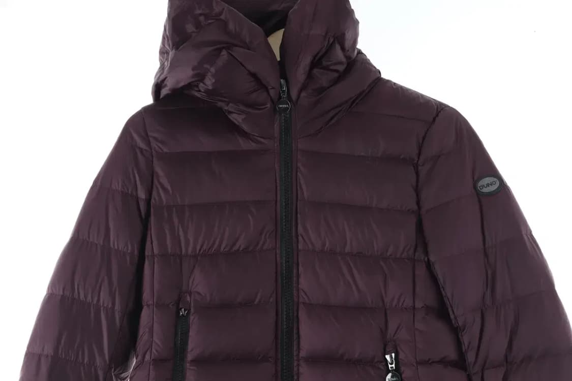 W(L-XL) 두노 패딩 점퍼자켓 롱 경량 고급 버건디-16476 상품이미지3