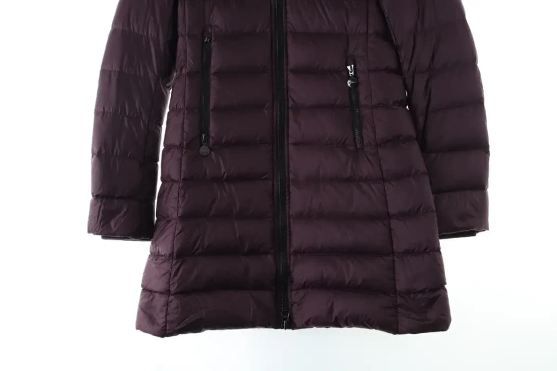 W(L-XL) 두노 패딩 점퍼자켓 롱 경량 고급 버건디-16476 상품이미지4