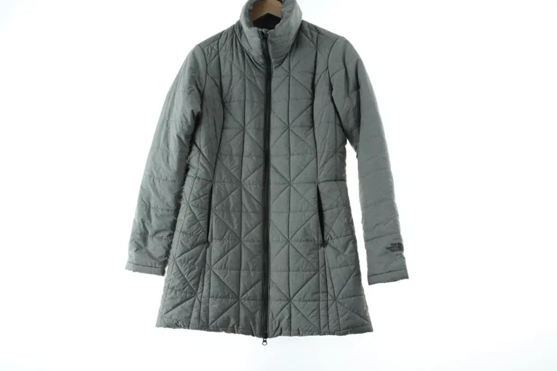 W(S-M) 노스페이스 패딩 점퍼자켓 퀼팅 롱 그레이 고급-16477 상품이미지2
