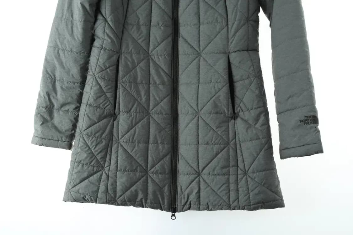 W(S-M) 노스페이스 패딩 점퍼자켓 퀼팅 롱 그레이 고급-16477 상품이미지4