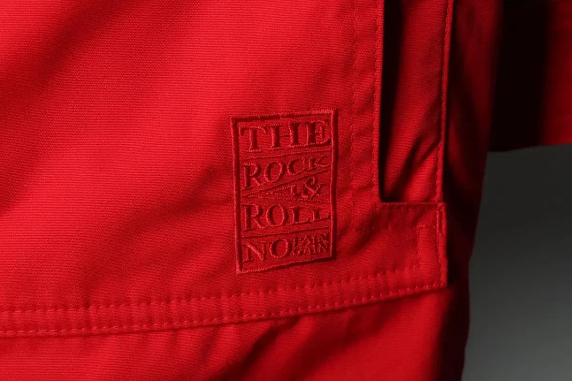 (L) 브랜드빈티지 패딩 점퍼자켓 레드 올드스쿨 롱-1647B 상품이미지5