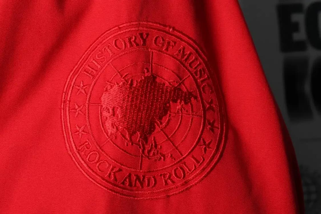 (L) 브랜드빈티지 패딩 점퍼자켓 레드 올드스쿨 롱-1647B 상품이미지6