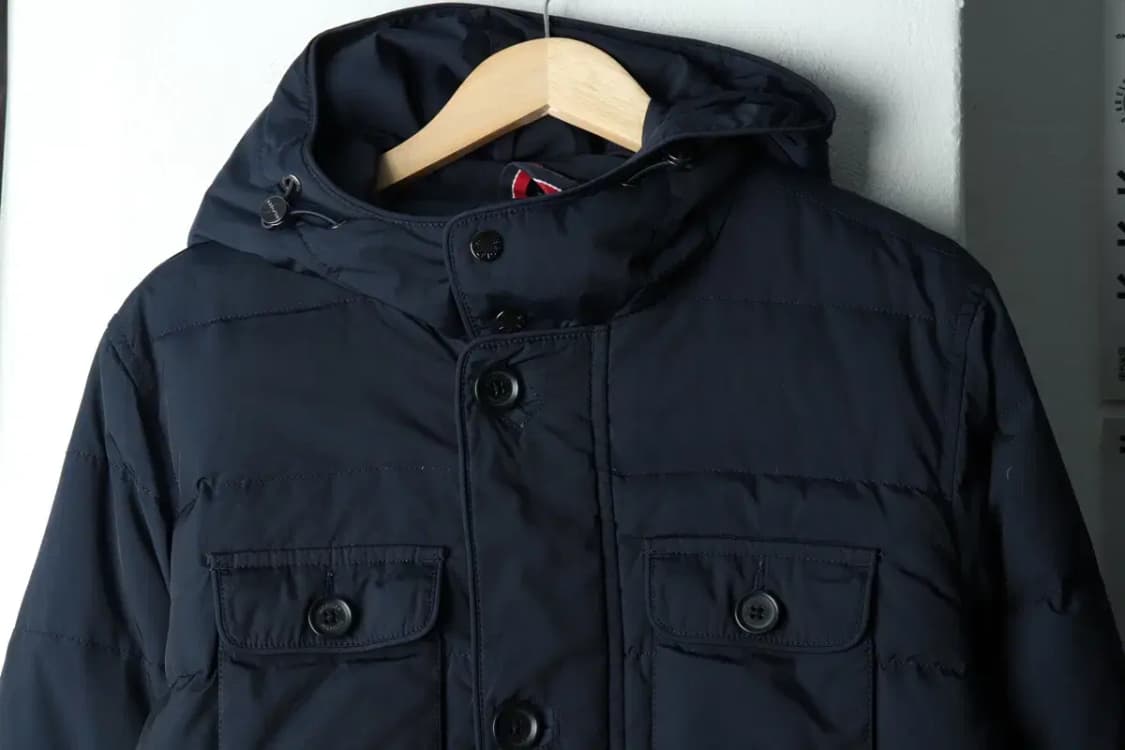 (S-M) 타미힐피거 패딩 점퍼자켓 네이비 올드스쿨-1647C 상품이미지3