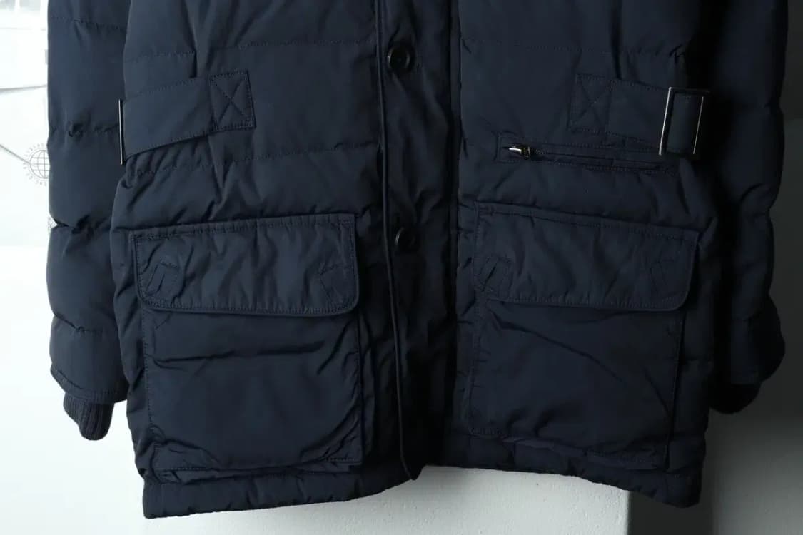 (S-M) 타미힐피거 패딩 점퍼자켓 네이비 올드스쿨-1647C 상품이미지4
