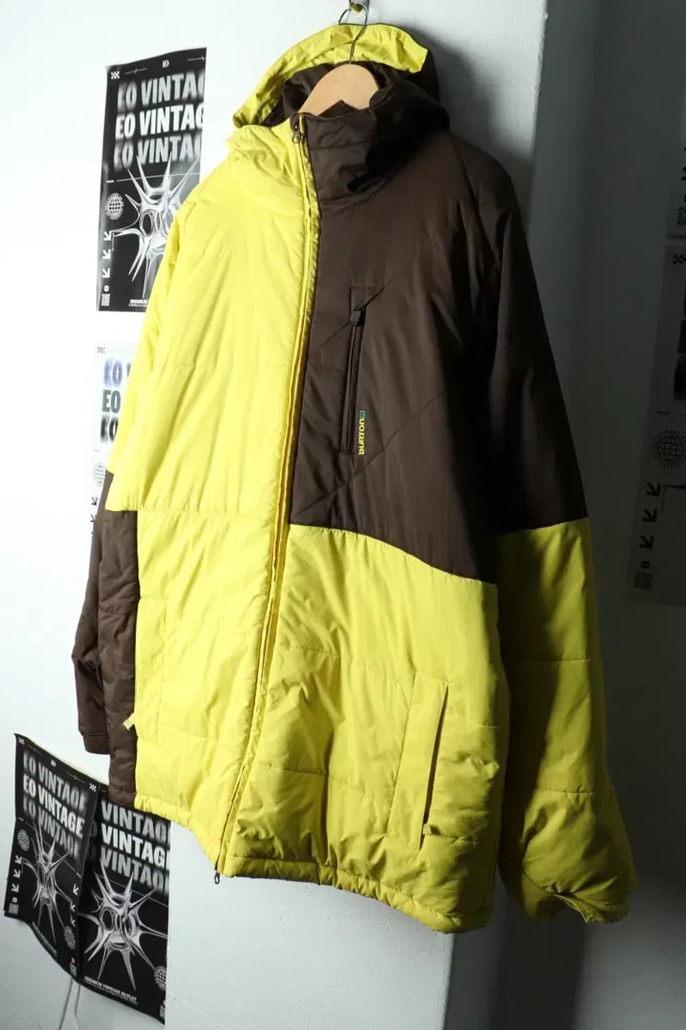 (L-XL) 버튼 패딩 점퍼자켓 보드복 스키복 올드스쿨-1647F 상품이미지1