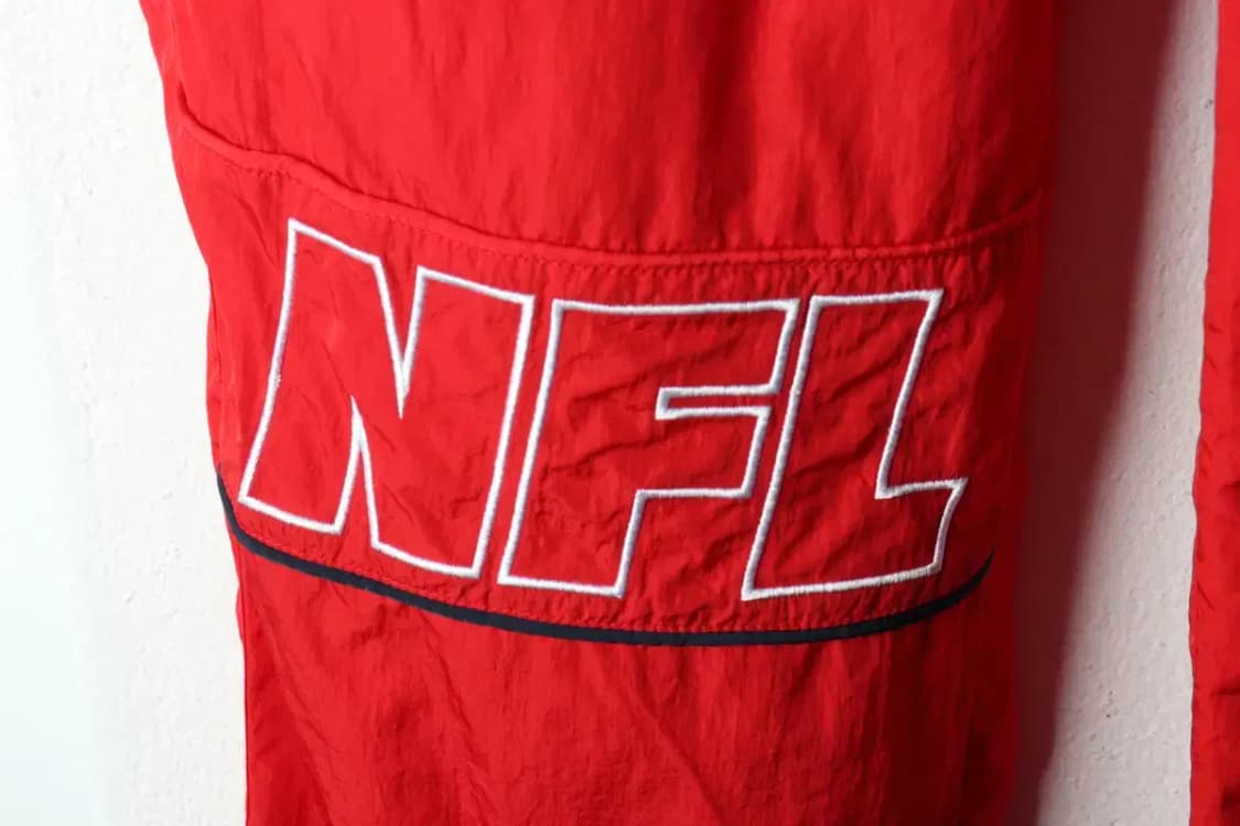 (M-XL) 엔에프엘 트레이닝복 바지 우븐 레드 올드스쿨-22A2 상품이미지5