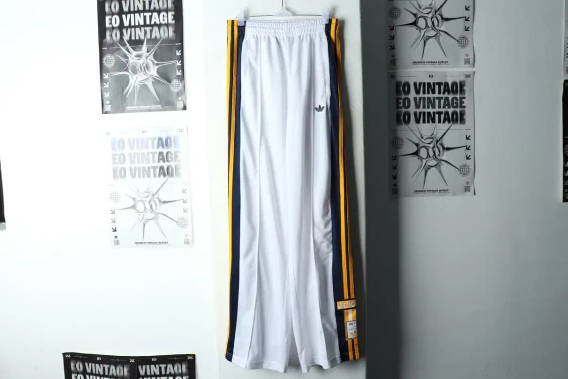 W(M-L) 아디다스 트레이닝복 바지 파이어버드 화이트-22A3 상품이미지3