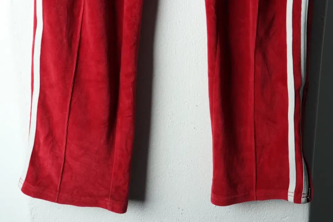 (S) 널디 트레이닝복 바지 스웨이드 레드 올드스쿨-22A4 상품이미지4