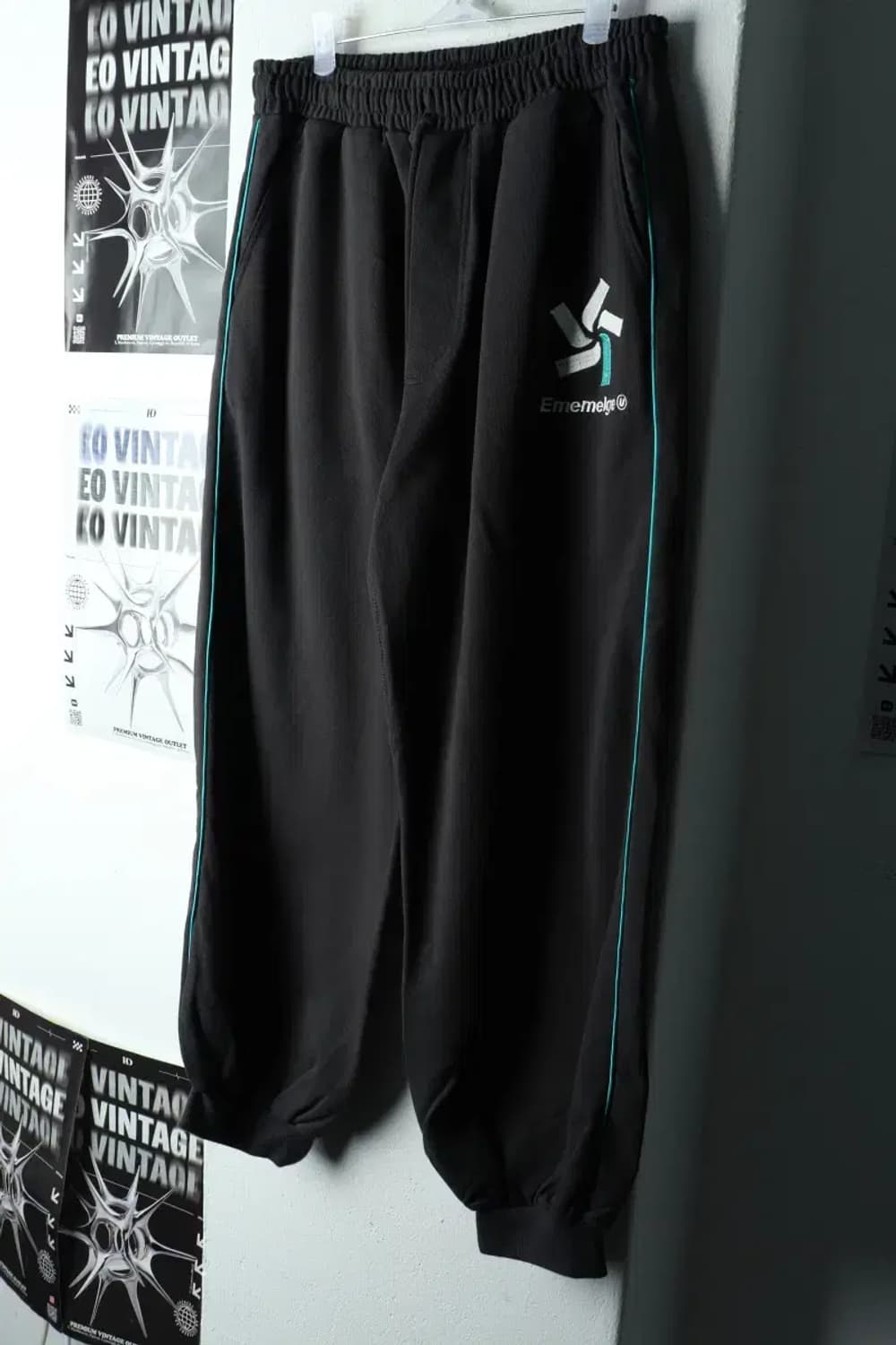 (M-L) 엠엠엘지 트레이닝복 바지 와이드 조거 그레이-22A6 상품이미지1