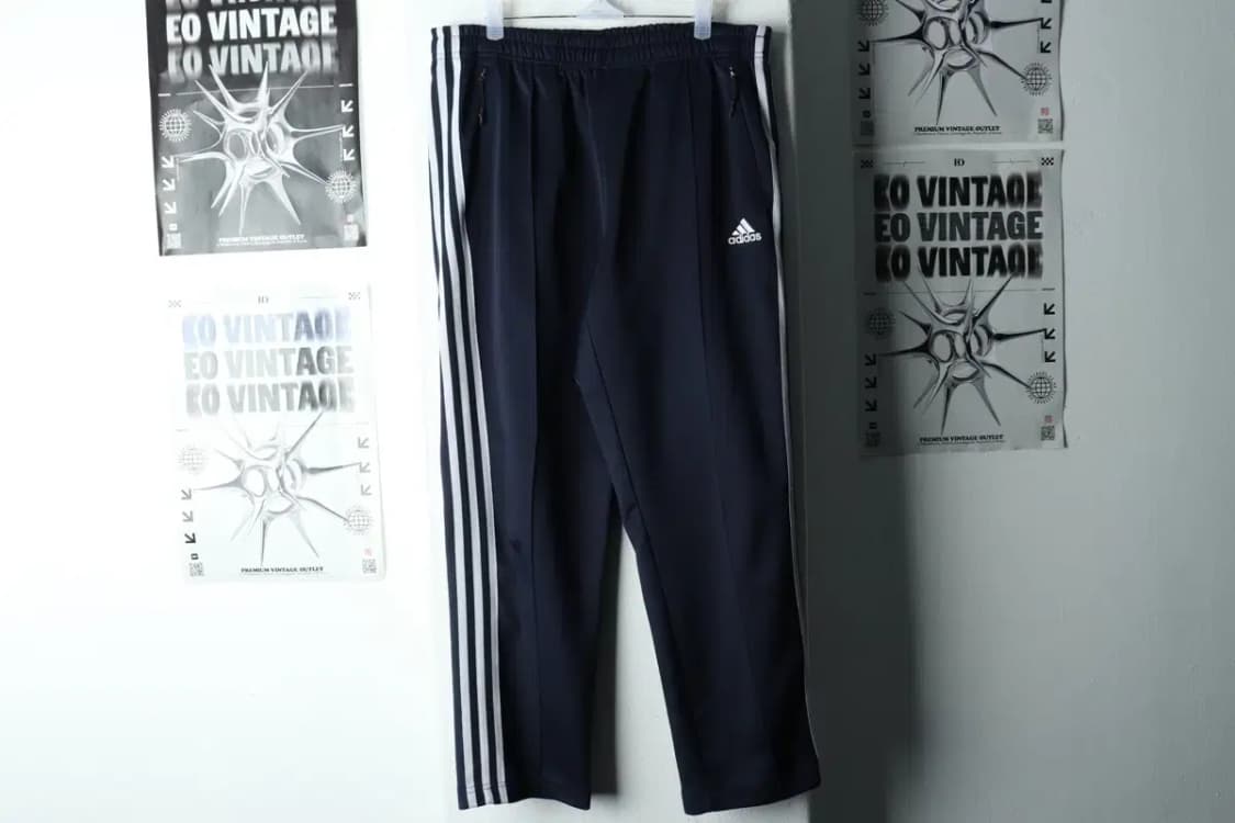 (XL) 아디다스 트레이닝복 바지 네이비 삼선 올드스쿨-22A8 상품이미지2