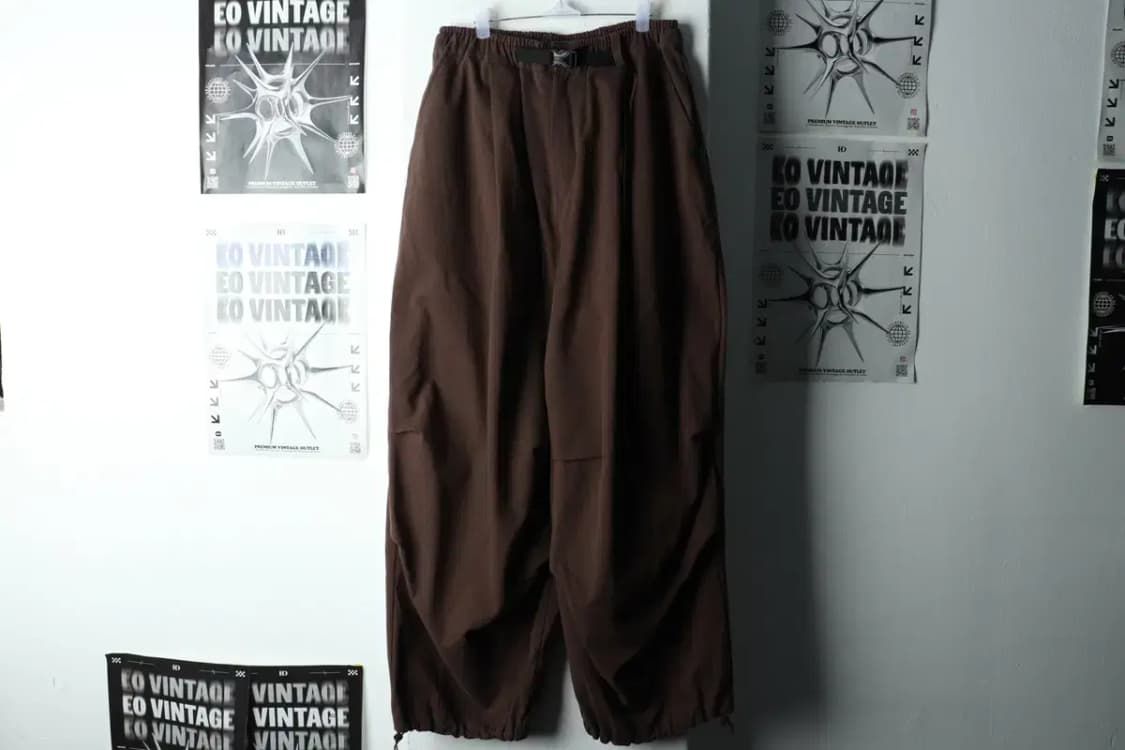 (M) 미네뜨 트레이닝복 바지 벌룬핏 브라운 스트링 시티보이-22AA 상품이미지2