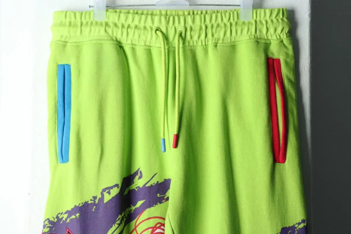 (M-L) 브랜드빈티지 트레이닝복 바지 연그린 스트릿 올드스쿨-22AB 상품이미지3