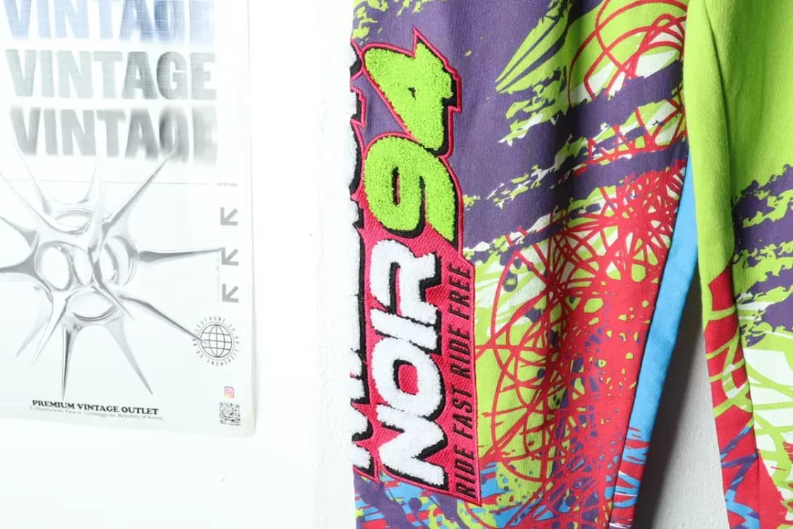 (M-L) 브랜드빈티지 트레이닝복 바지 연그린 스트릿 올드스쿨-22AB 상품이미지5