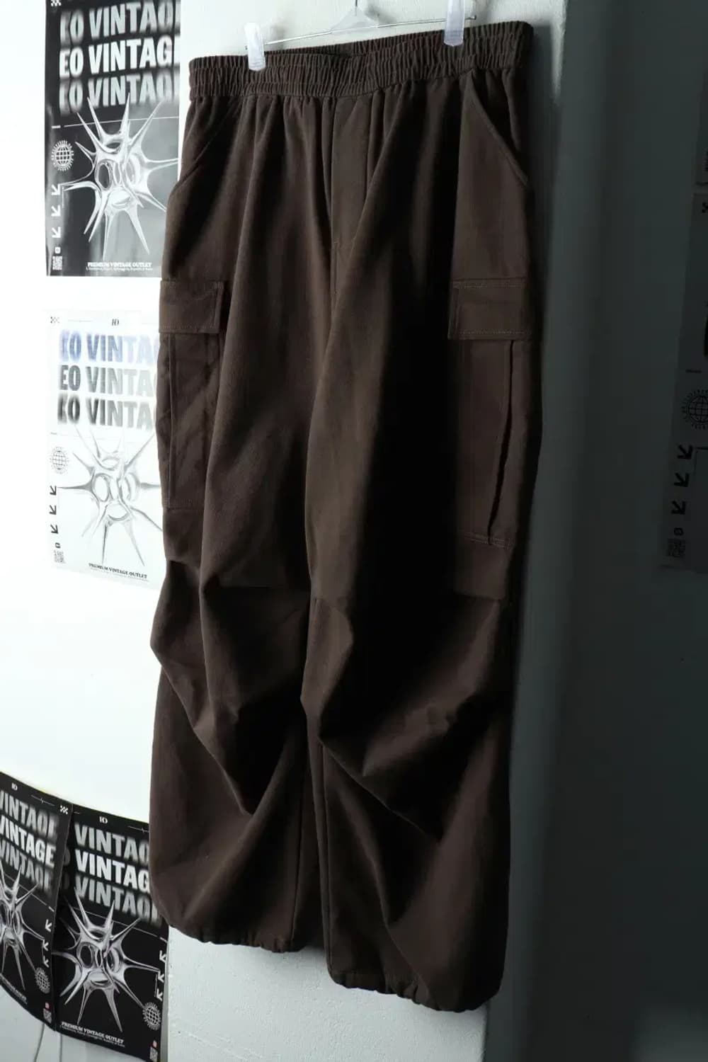 (L) 라퍼지스토어 트레이닝복 바지 차콜 카고 조거-22AF 상품이미지1