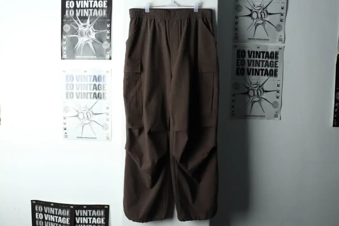 (L) 라퍼지스토어 트레이닝복 바지 차콜 카고 조거-22AF 상품이미지2