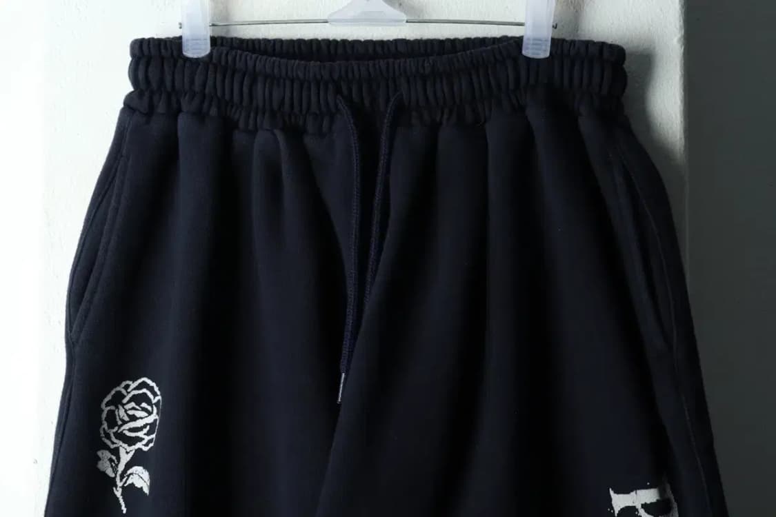 (L-XL) 슬로우애시드 트레이닝복 바지 네이비 스트릿 밴딩-22B2 상품이미지4