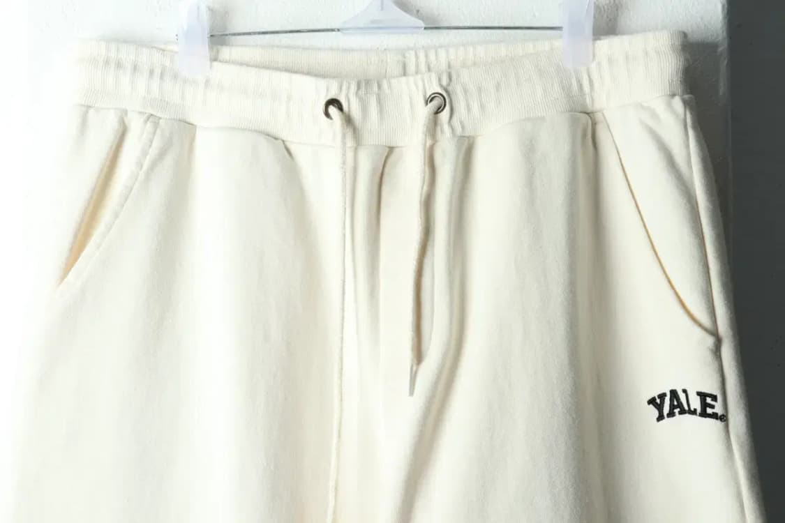 (XL) 예일 트레이닝복 바지 화이트 조거 밴딩-22B4 상품이미지3
