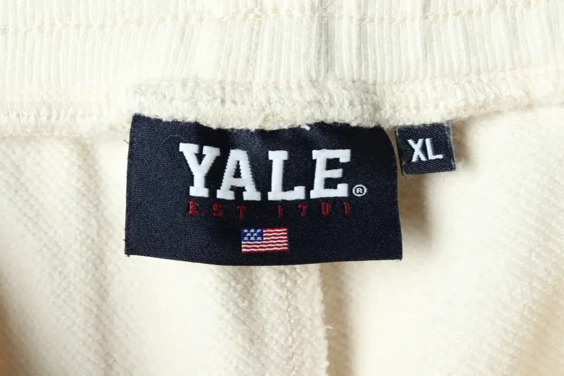 (XL) 예일 트레이닝복 바지 화이트 조거 밴딩-22B4 상품이미지8