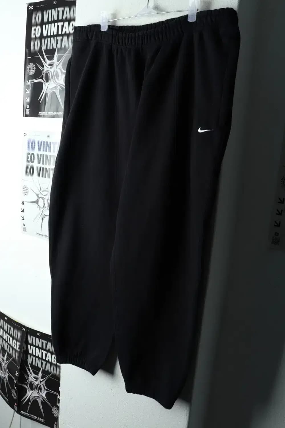 (XL) 나이키 트레이닝복 바지 오버사이즈 기모 조거 블랙-22B7 상품이미지1