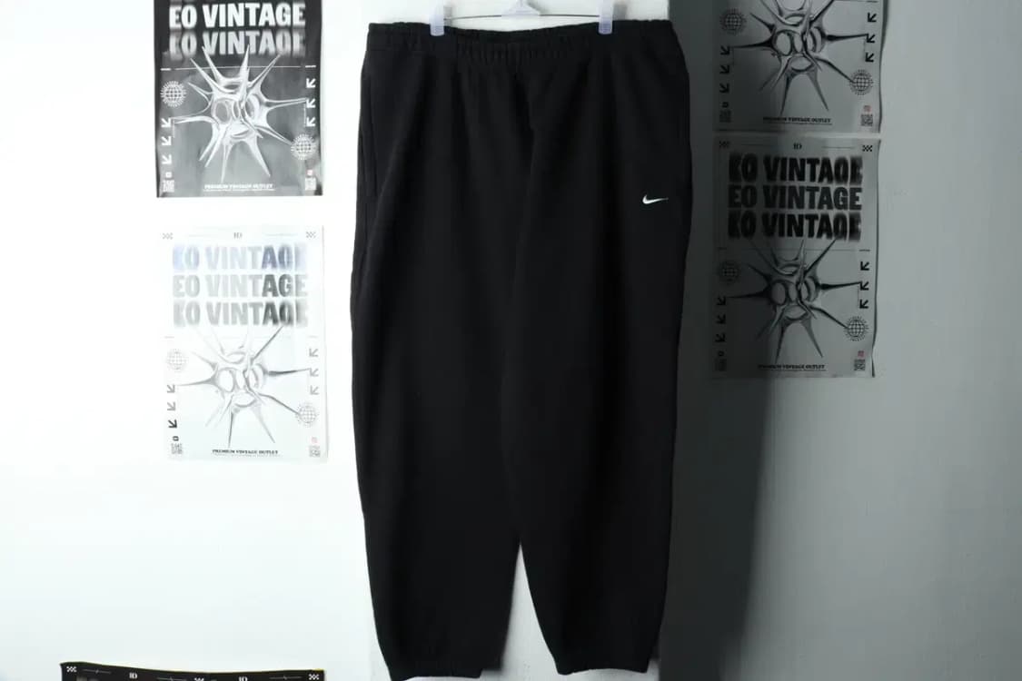 (XL) 나이키 트레이닝복 바지 오버사이즈 기모 조거 블랙-22B7 상품이미지2