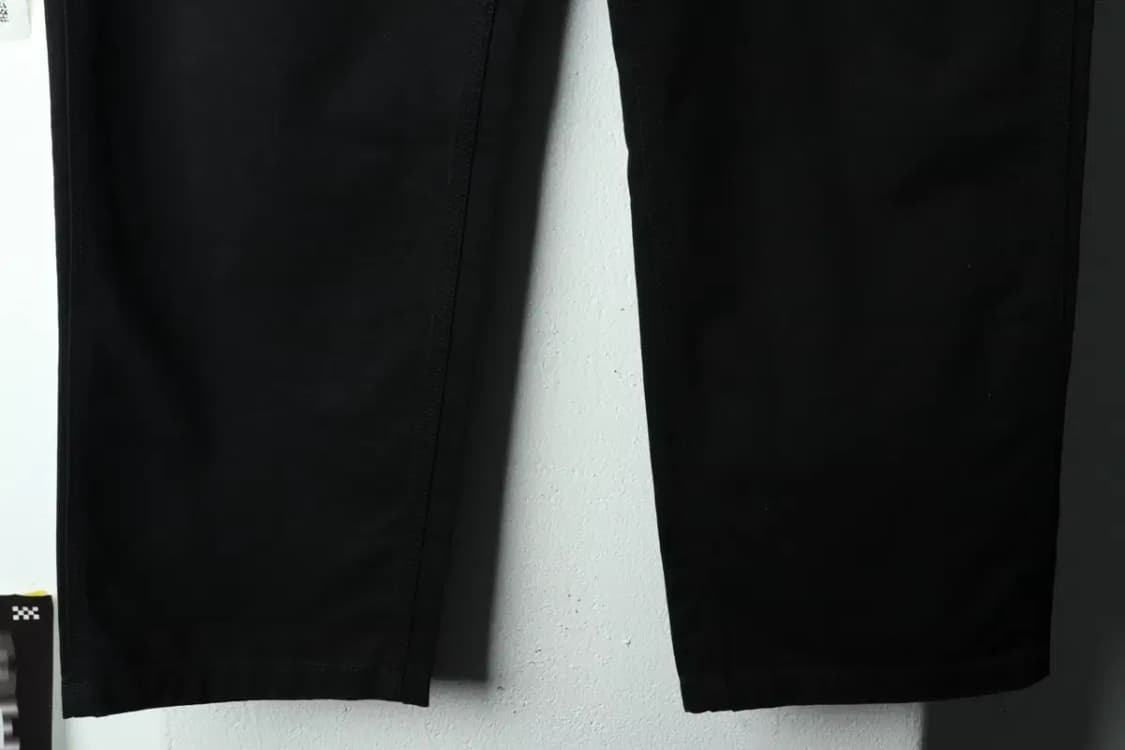 (XL-2XL) 브랜드빈티지 면바지 팬츠 와이드 블랙-22BA 상품이미지4