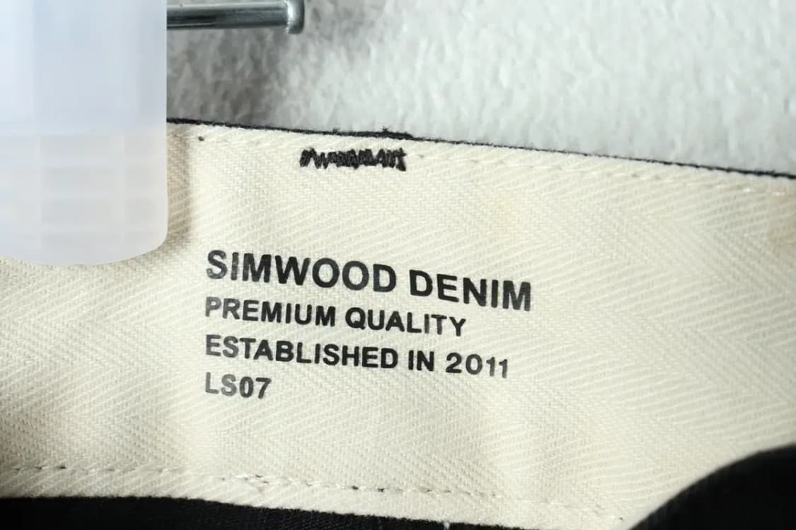 (XL-2XL) 브랜드빈티지 면바지 팬츠 와이드 블랙-22BA 상품이미지6