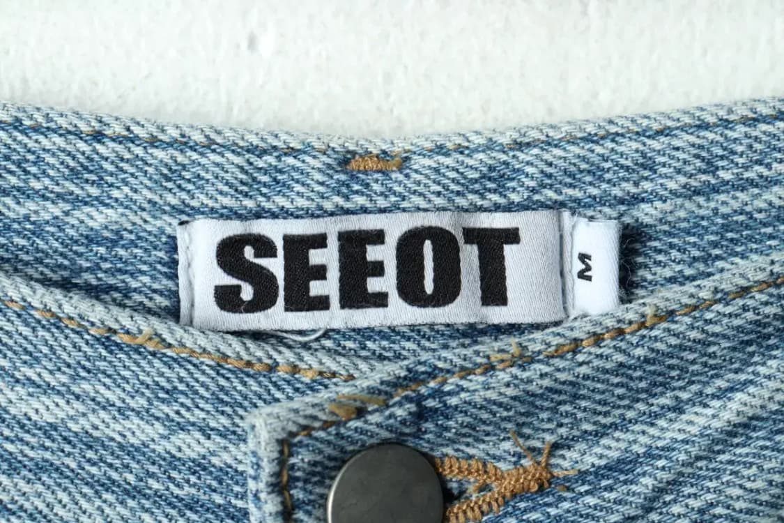 (M-L) 시옷 청바지 데님 벌룬핏 워싱 스트릿-22BF 상품이미지5