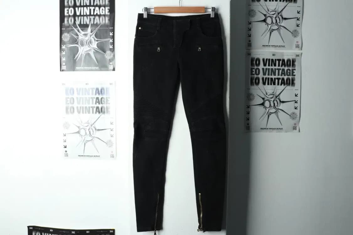 W(M-L) 발망 청바지 데님 바이커진 흑청 근본-22C9 상품이미지2