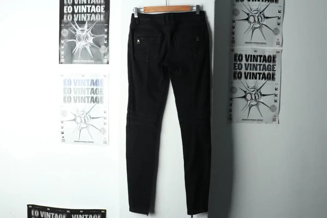 W(M-L) 발망 청바지 데님 바이커진 흑청 근본-22C9 상품이미지5