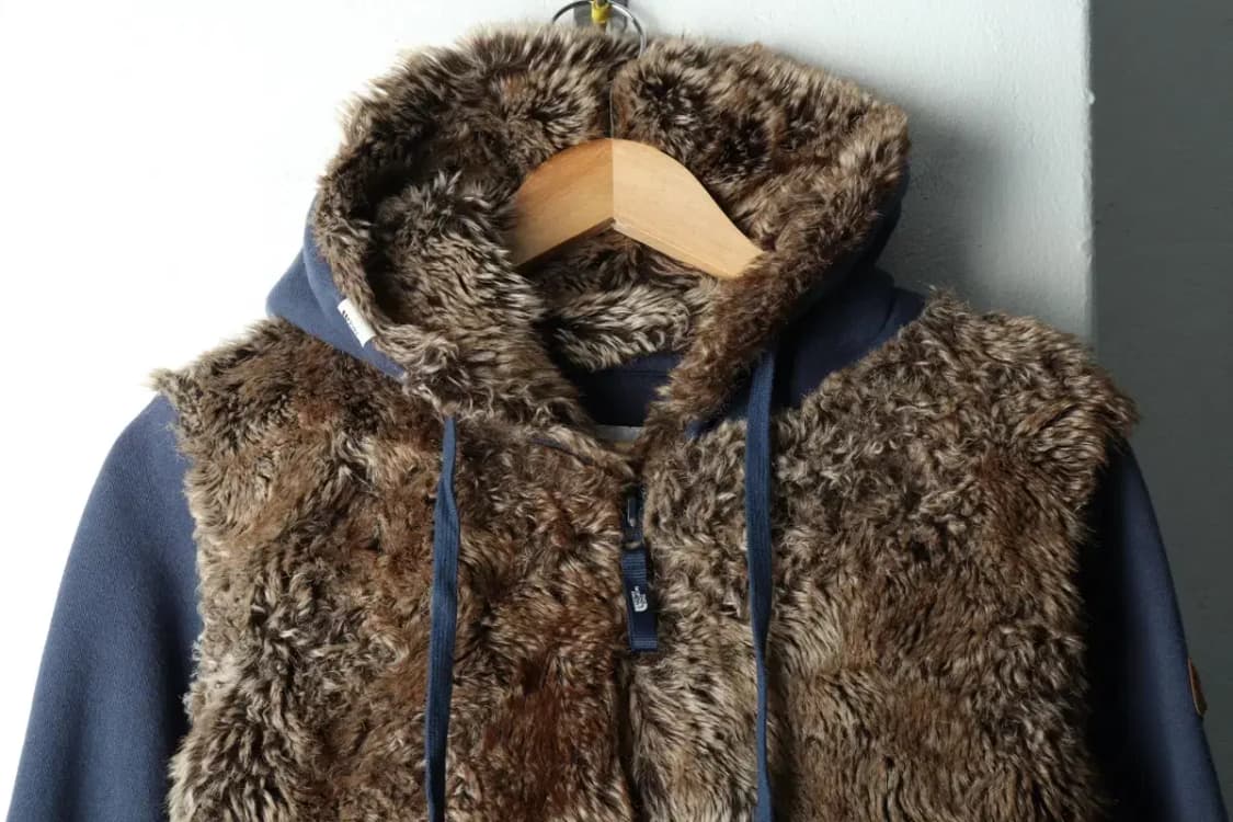 W(M) 노스페이스 후드집업 네이비 기모 퍼 Y2K-1658A 상품이미지3