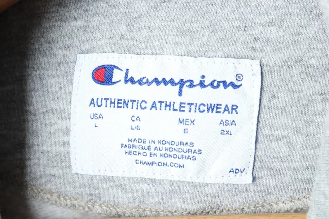 W(2XL) 챔피온 후드집업 빅사이즈 그레이 기모-1658C 상품이미지6