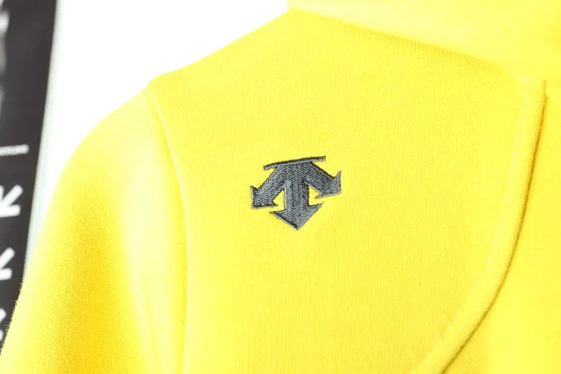 W(M) 데상트 후드집업 노랑 기모 폴리 기능성-1658D 상품이미지5