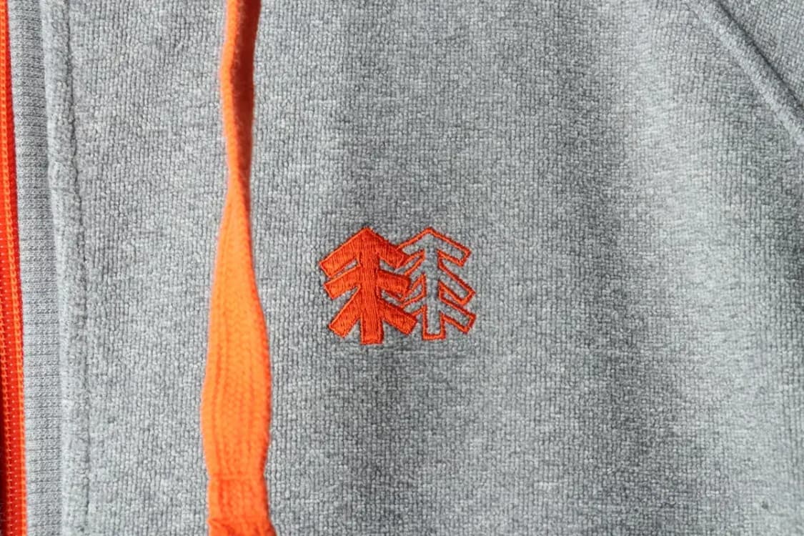 W(M) 코오롱스포츠 후드집업 그레이 기모 올드스쿨-16591 상품이미지5