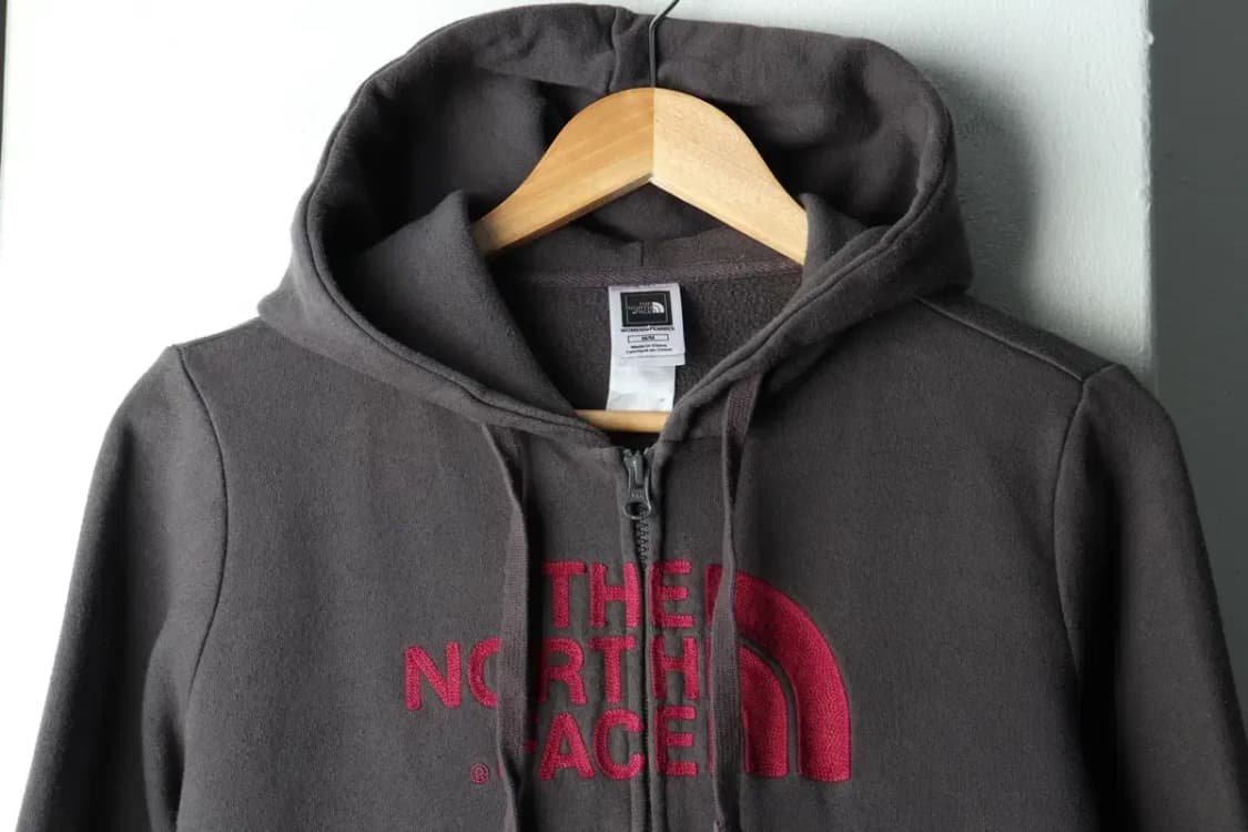 W(M) 노스페이스 후드집업 차콜 빅로고 기모 희귀 대장 매물-16592 상품이미지3