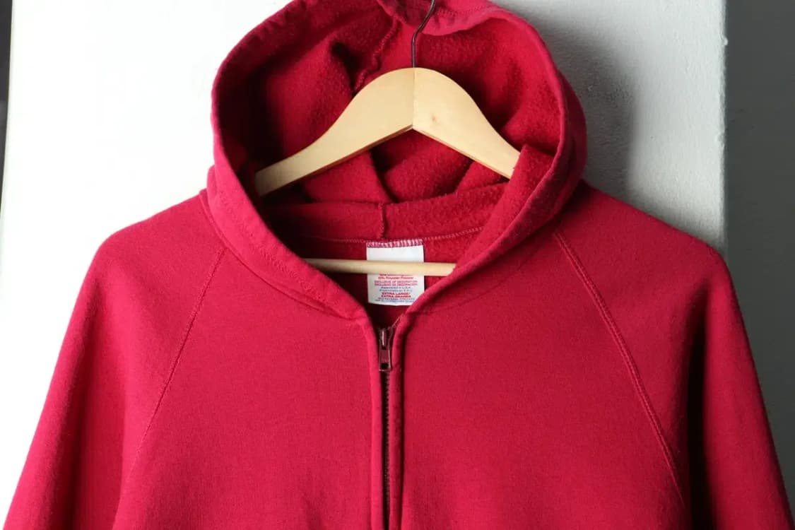 W(XL-2XL) 챔피온 후드집업 딥핑크 기모 USA 희귀-16593 상품이미지3