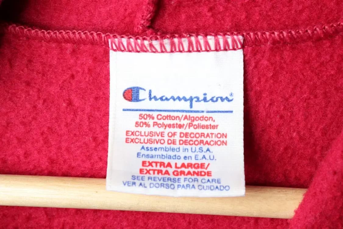 W(XL-2XL) 챔피온 후드집업 딥핑크 기모 USA 희귀-16593 상품이미지6