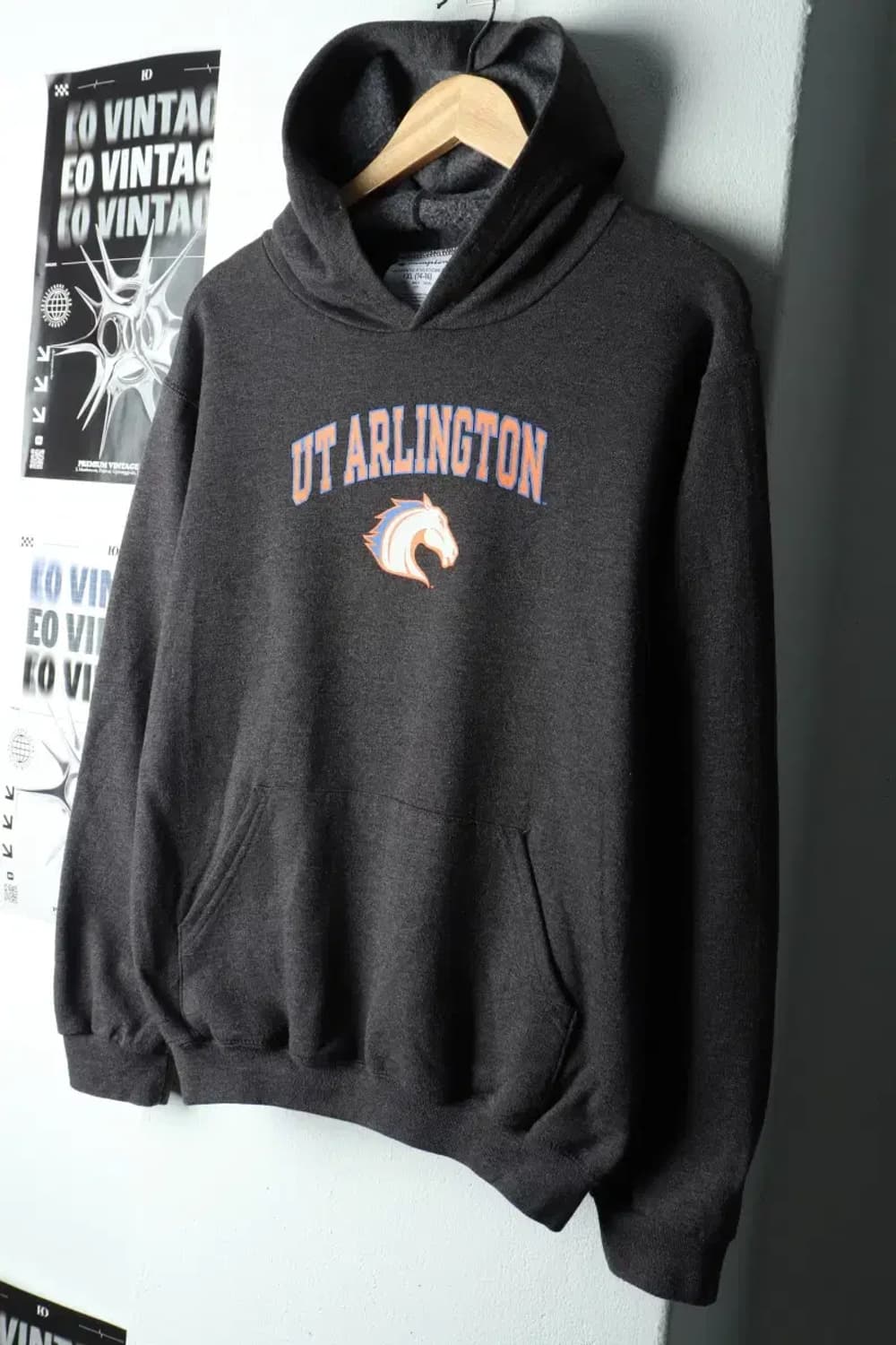 (F) 챔피온 후드티셔츠 아동 키즈 차콜 기모-16596 상품이미지1