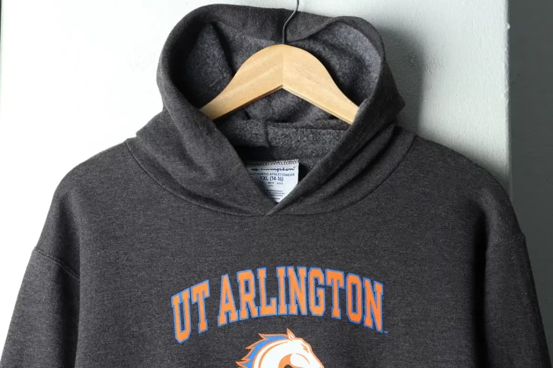 (F) 챔피온 후드티셔츠 아동 키즈 차콜 기모-16596 상품이미지3