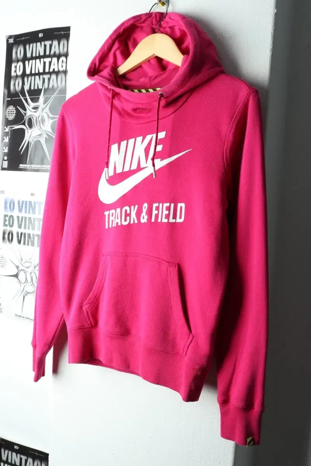 W(M) 나이키 후드티셔츠 테크팩 핑크 올드스쿨-1659B 상품이미지1
