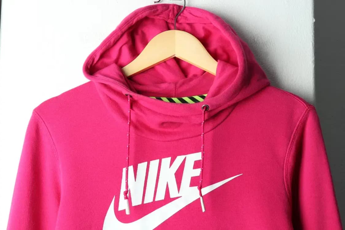 W(M) 나이키 후드티셔츠 테크팩 핑크 올드스쿨-1659B 상품이미지3